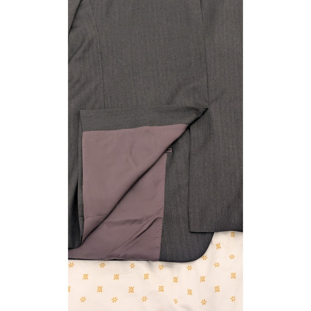 Brooks Brothers Saxxon Makers Merchants Madison Gray Blazer Herringbone USA 48R - Picture 12 of 15